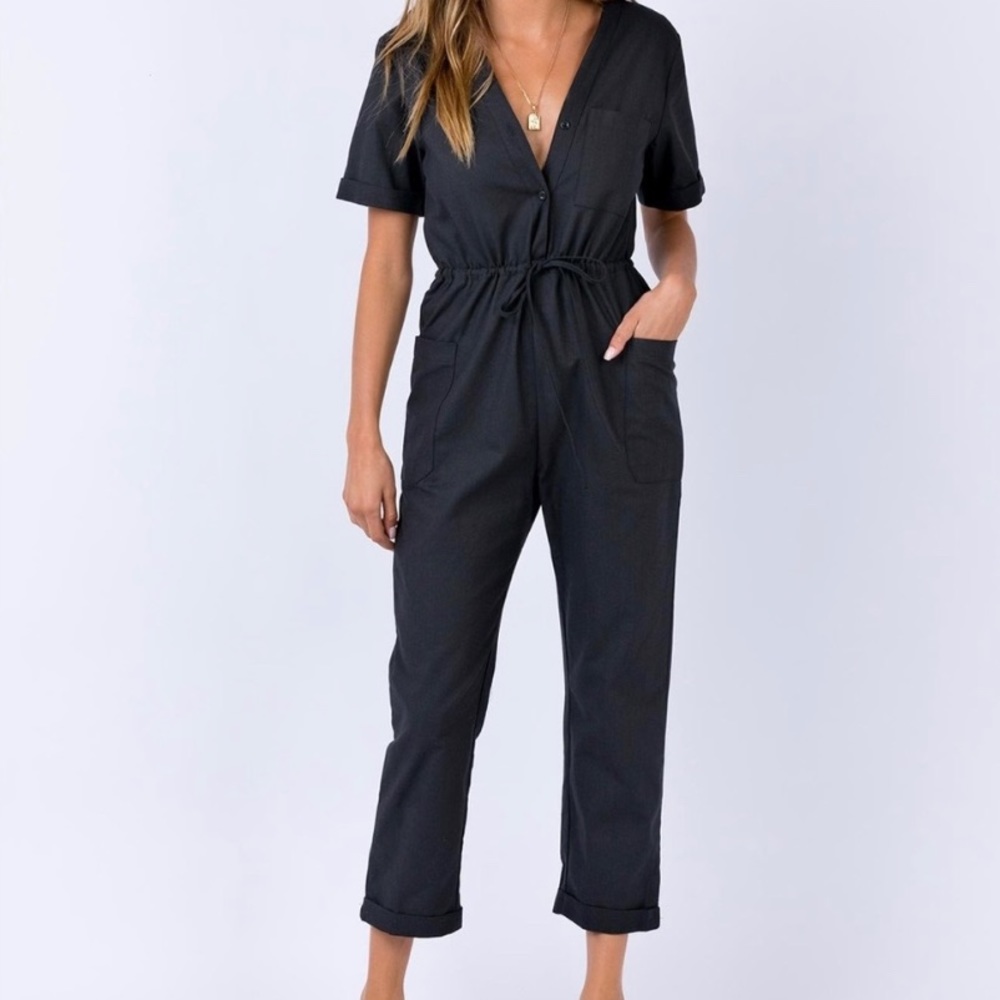 NWT Princess Polly Mercieca Jumpsuit Black US 2